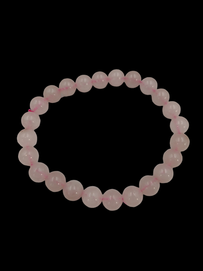 Natural Rose Quartz Bracelet 8mm (Free Shipping)