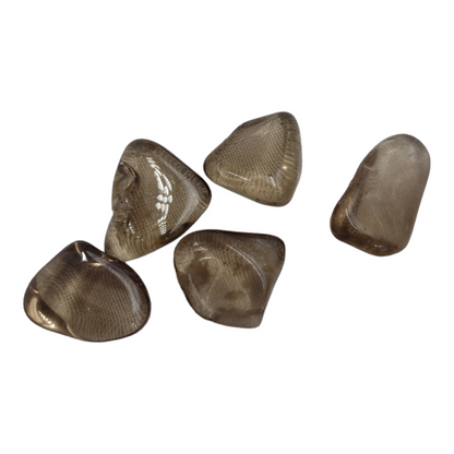 Smokey Quartz Tumbled Stone 5pcs (Free Shipping)