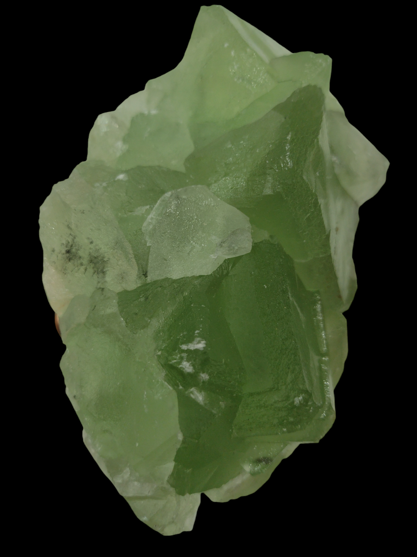 Green Sugar coated Fluorite Specimen N69 . ( Free Shipping )