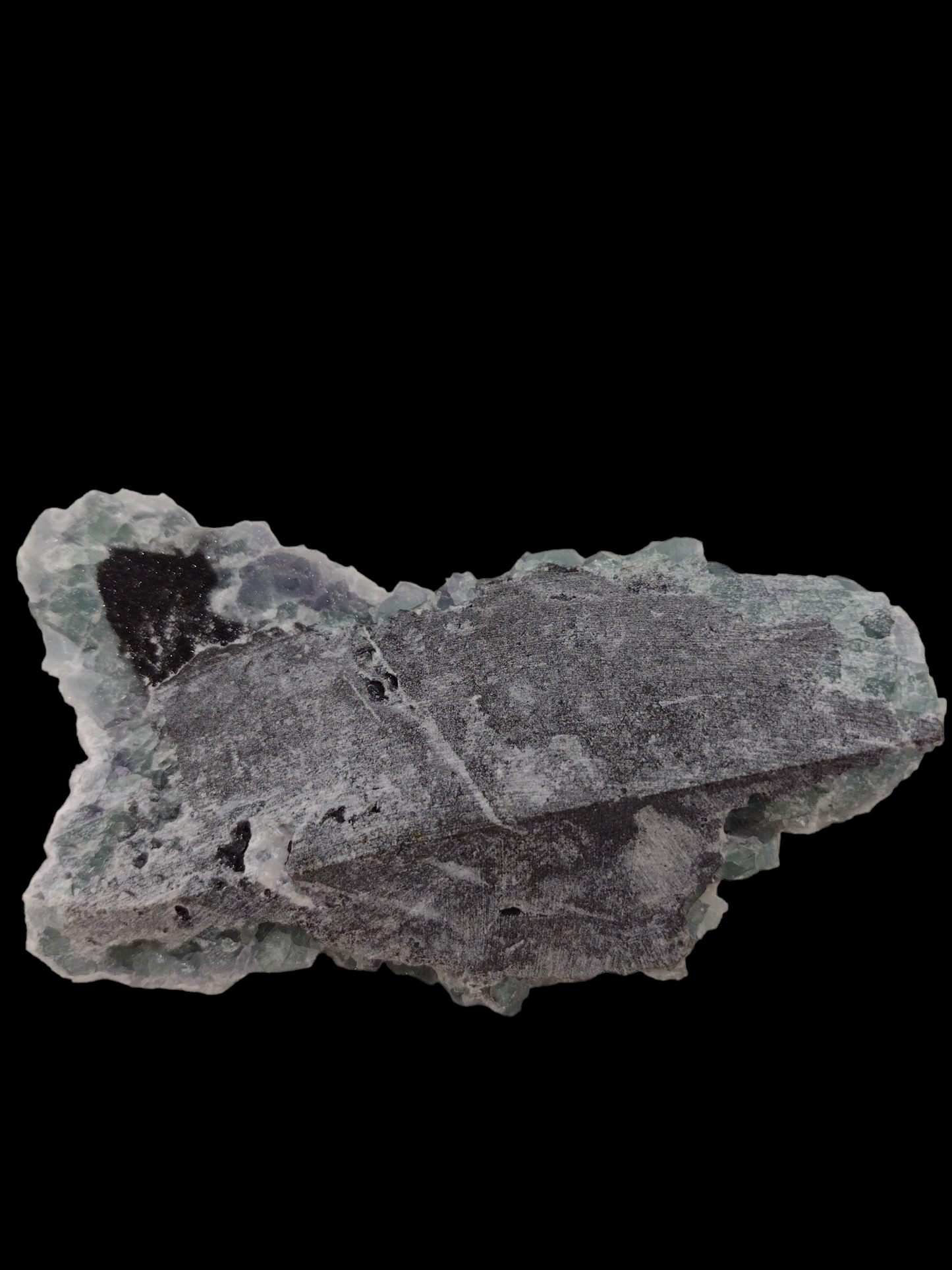 Fluorite Sugar Coated Specimen N70 . ( Free Shipping )