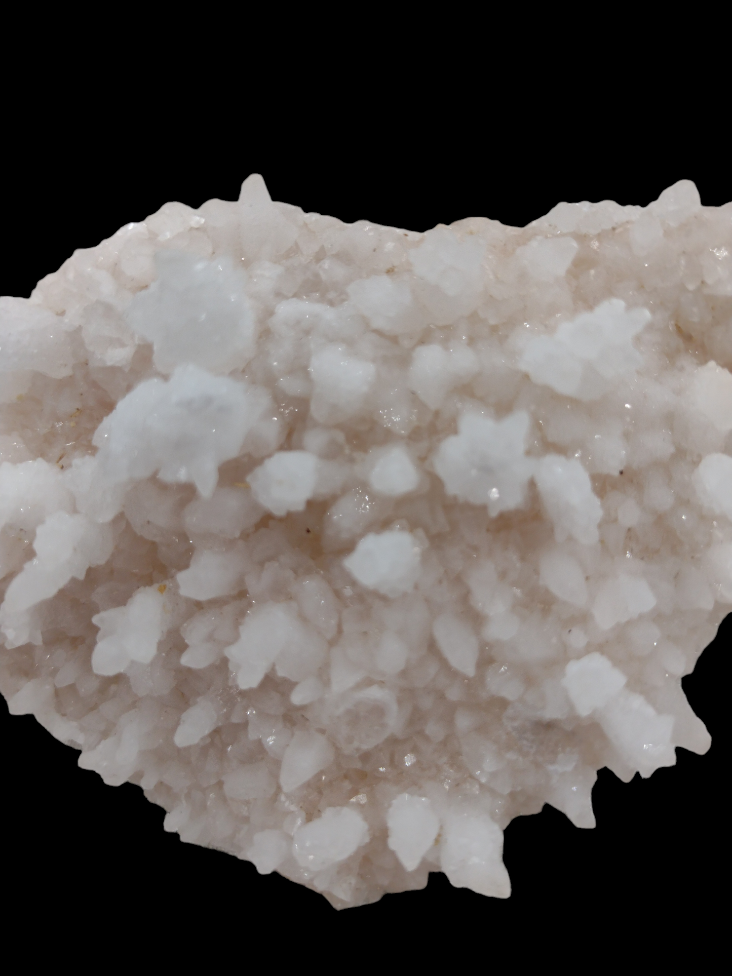 Flower Calcite Specimen in Powder Pink Color N83 . ( Free Shipping )