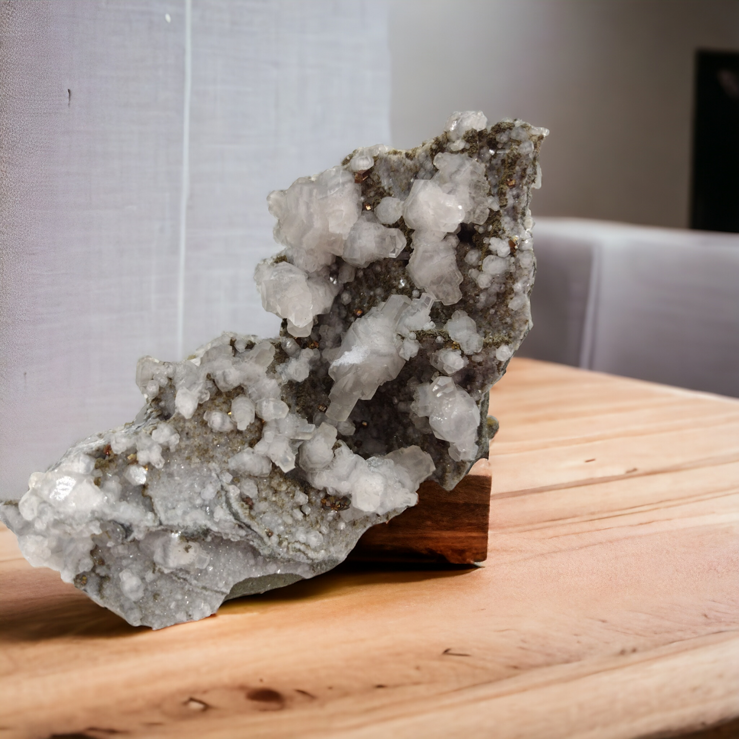 Calcite with Pyrite Specimen N84 . ( Free Shipping )