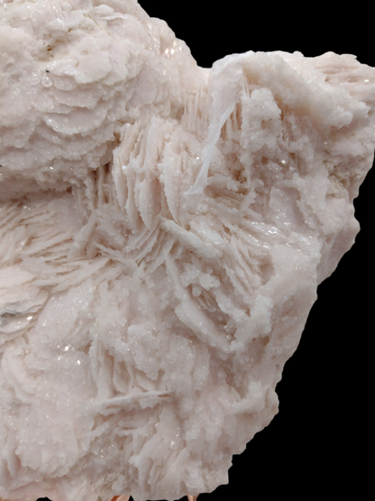 Flower Calcite Specimen in light powder pink color N85 . ( Free Shipping )