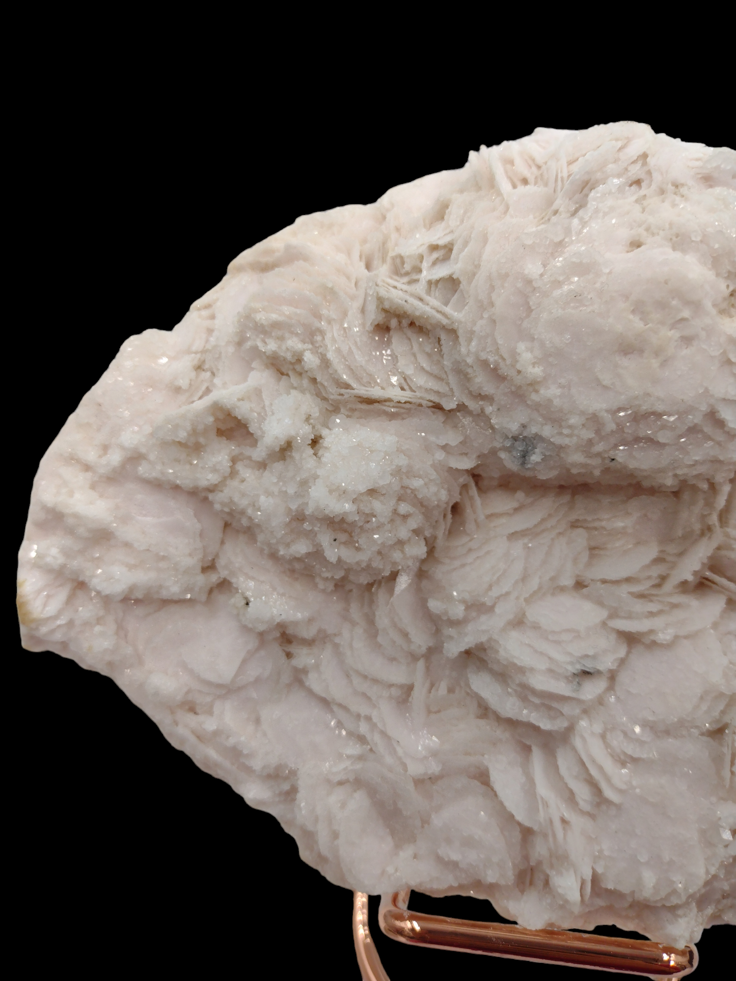 Flower Calcite Specimen in light powder pink color N85 . ( Free Shipping )