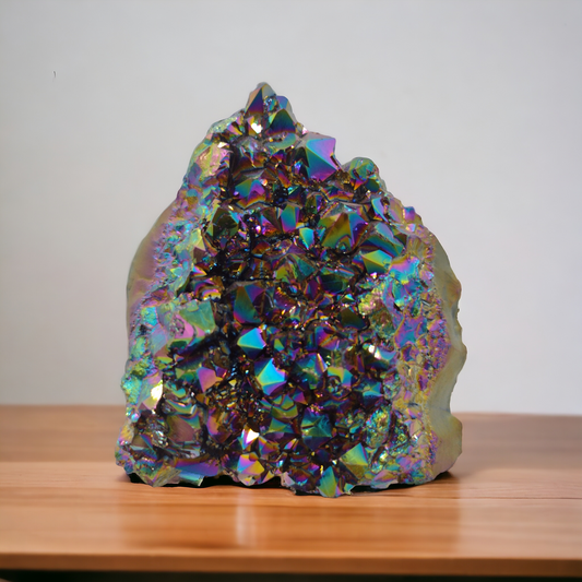 Amethyst Titanium Aura Specimen N118.( Free Shipping )