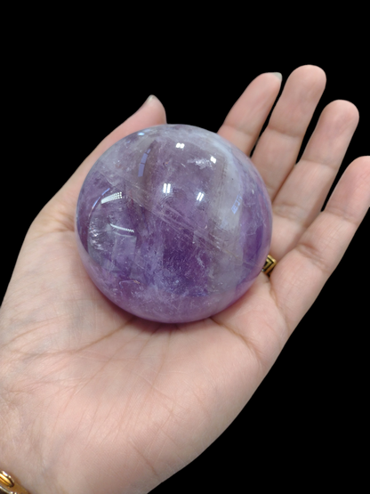 Amethyst sphere Crystals N131.( Free Shipping )