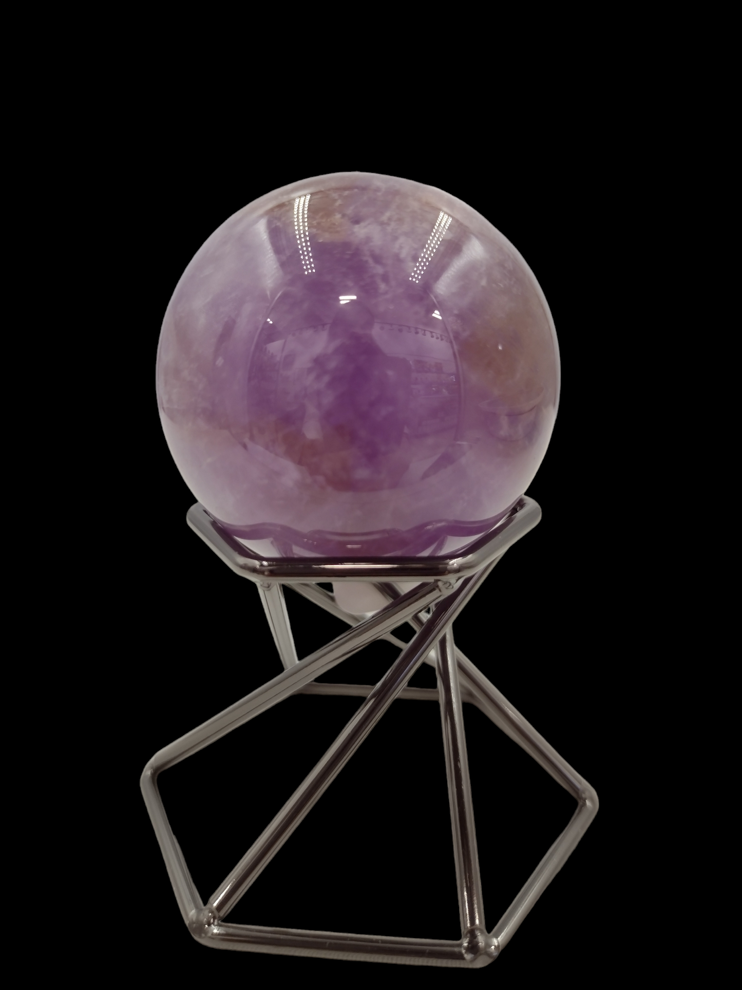 Amethyst Sphere Crystal N133.( Free Shipping )