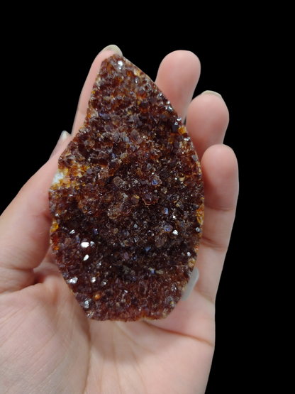 Citrine (Heated Amethyst) Flame N191 . ( Free Shipping )