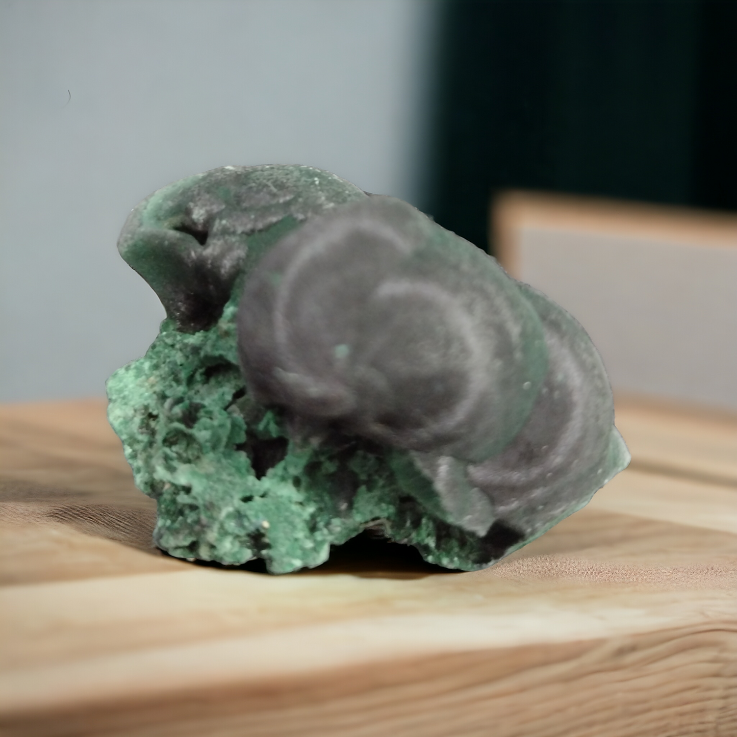 Velvet Malachite Natural Specimen N200 ( Free Shipping )