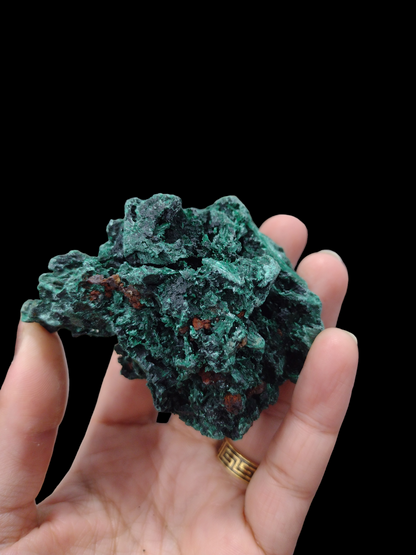 Velvet Malachite Natural Specimen N209 ( Free Shipping )