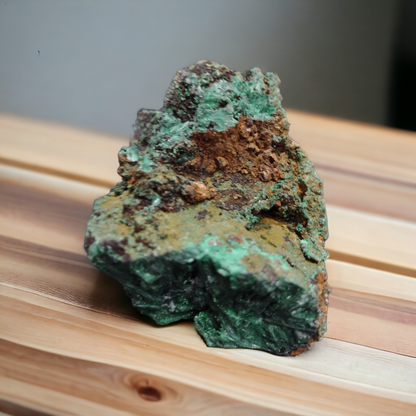 Velvet Malachite Natural Specimen N214 ( Free Shipping )