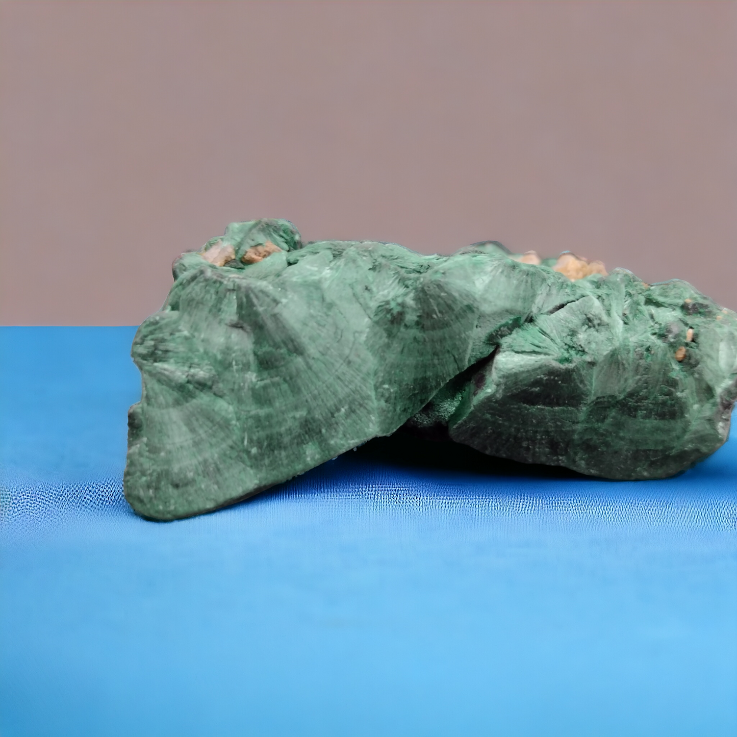 Velvet Malachite Natural Specimen N215 ( Free Shipping )