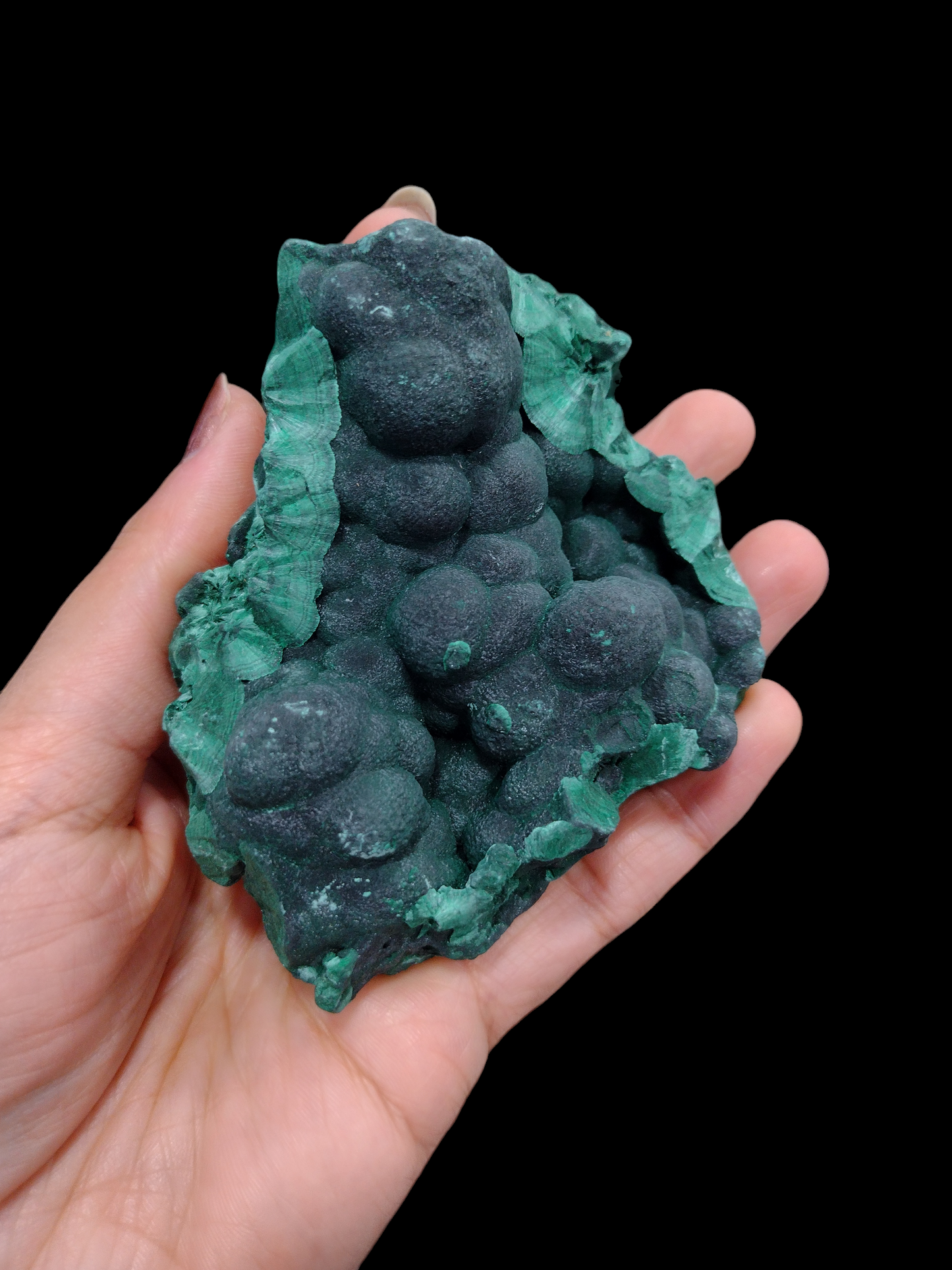 Velvet malachite specimen