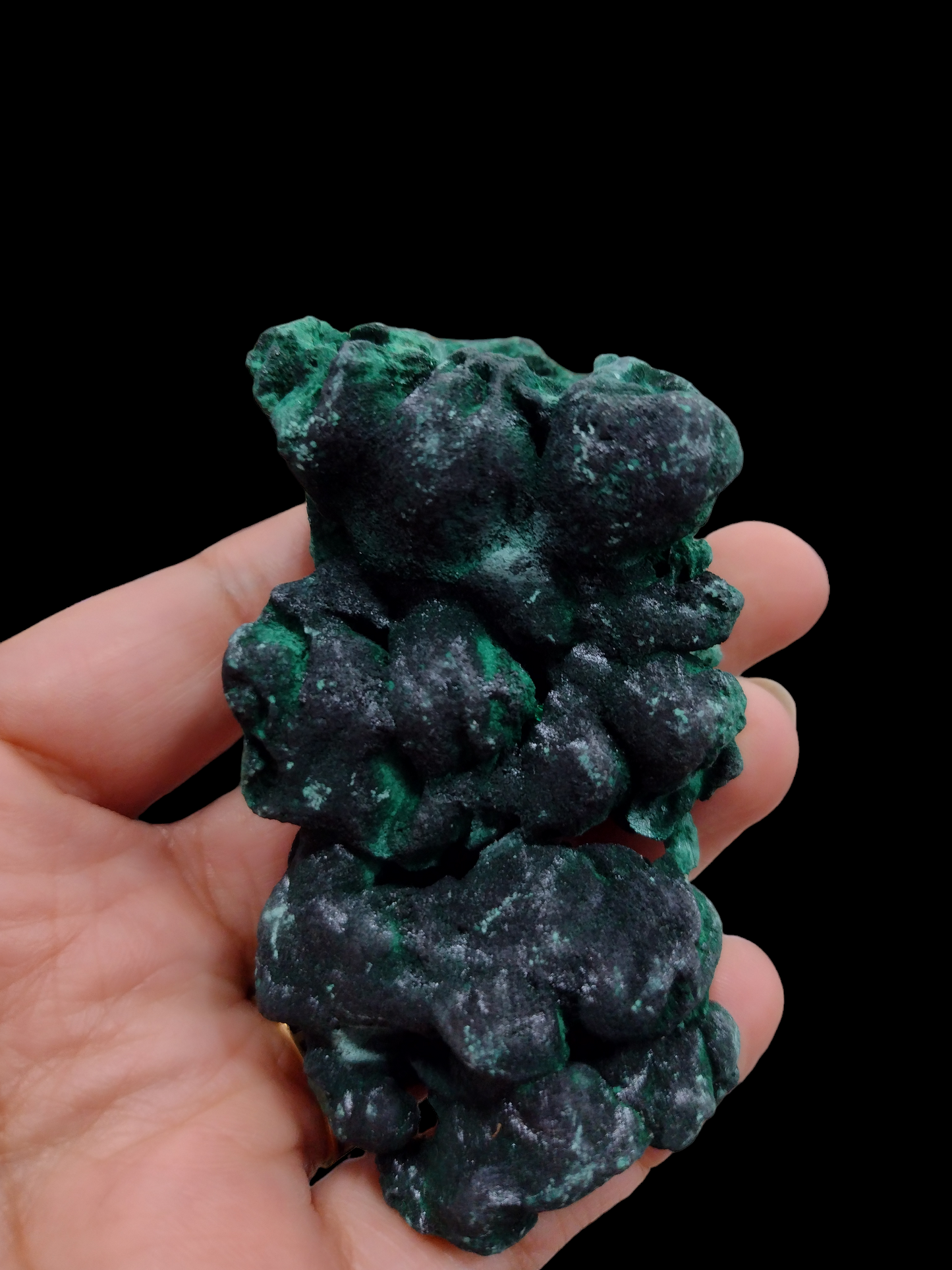 Velvet Malachite Natural Specimen N220 ( Free Shipping )