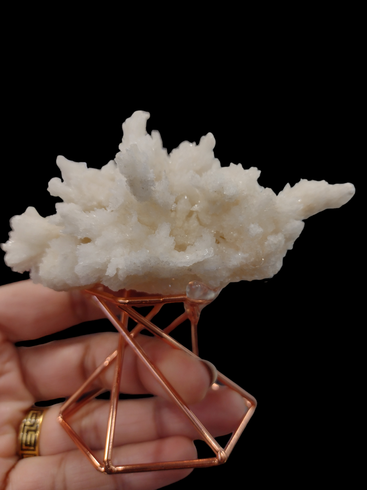 Orange Flower Calcite Specimen N230