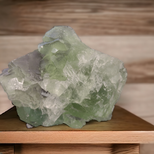 Green Purple fluorite