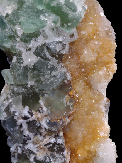 Green and Orange Fluorite Specimen N236 . ( Free Shipping )