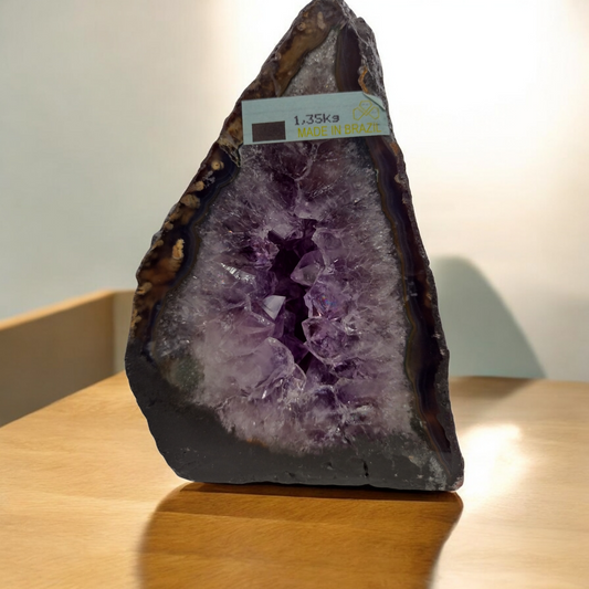 Natural Amethyst Geode from Brazil N339 ( Free Shipping )