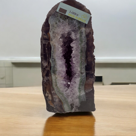 Natural Amethyst Geode from Brazil N340 ( Free Shipping )