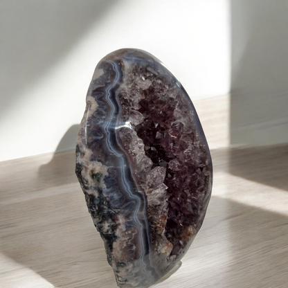 Natural Amethyst Geode from Brazil N341 ( Free Shipping )