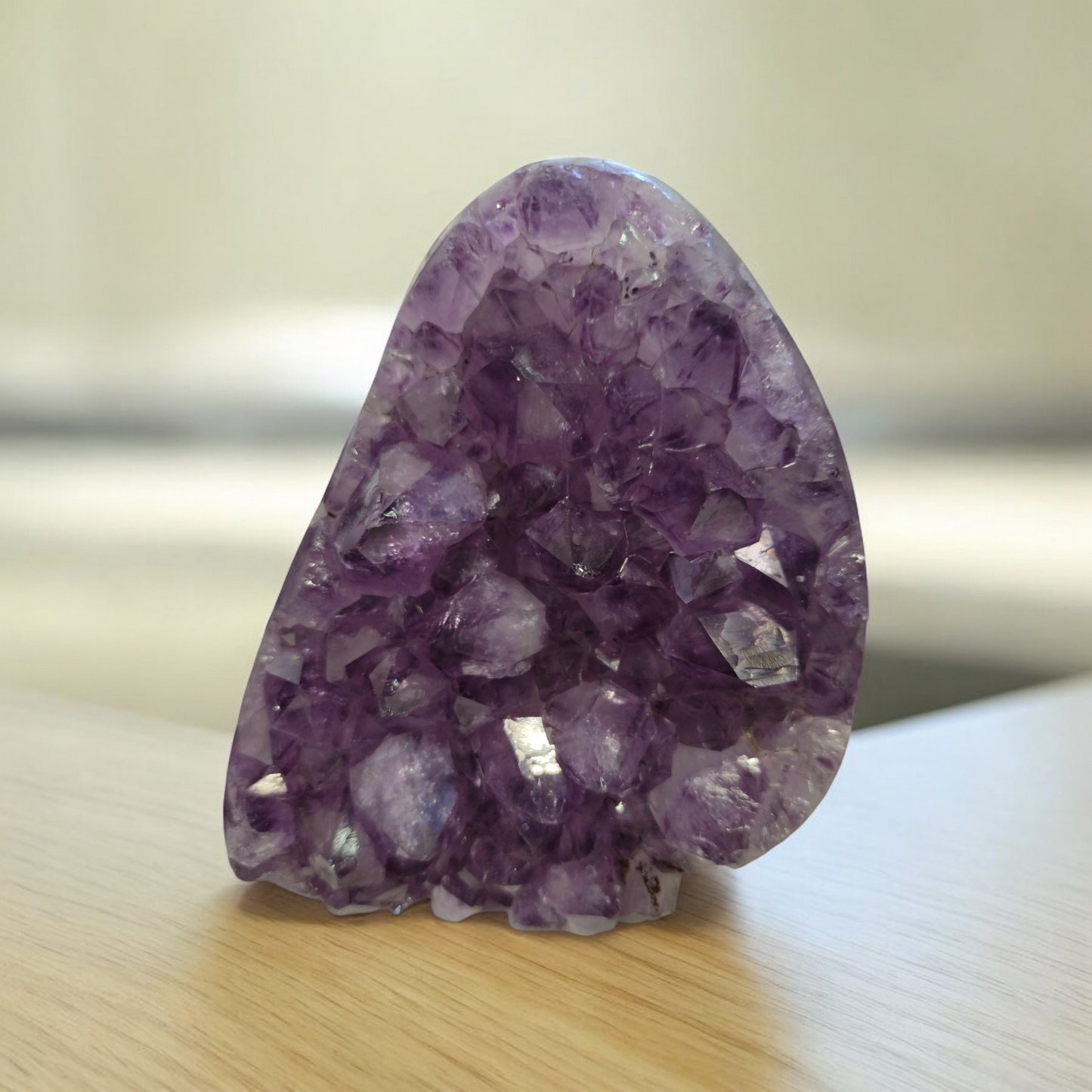 Amethyst Polished Geode N349 ( Free Shipping )