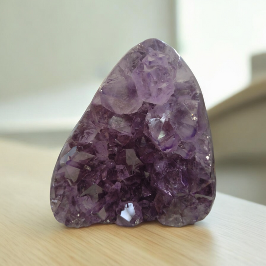 Amethyst Polished Geode N351 ( Free Shipping )