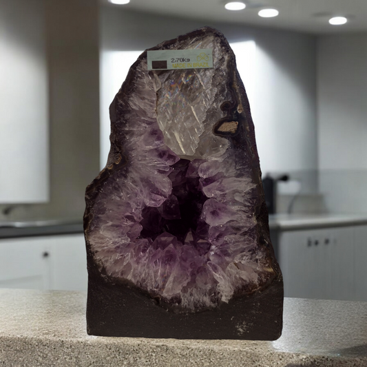 Amethyst Geode Polished N355 ( Free Shipping )