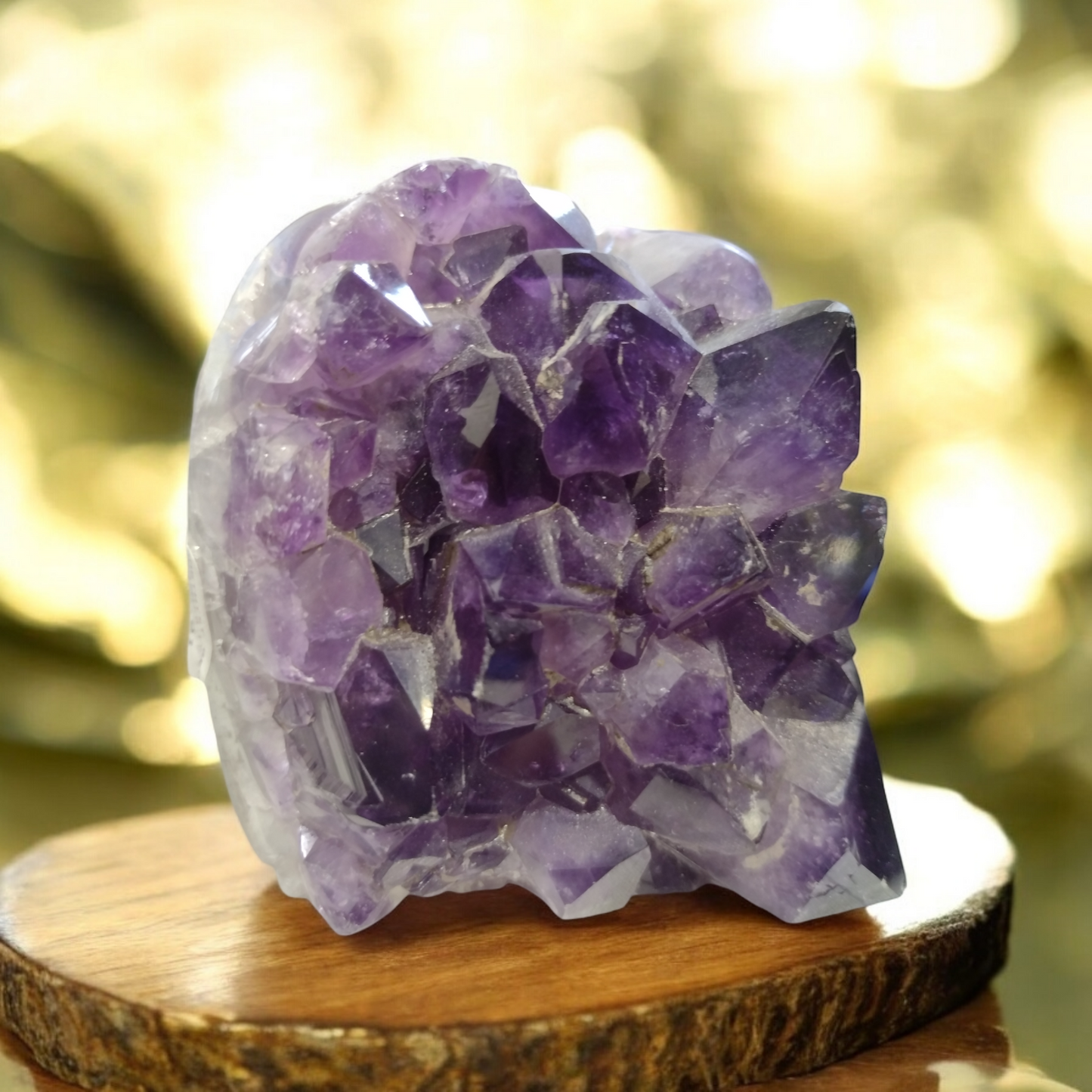 Amethyst Geode from Uruguay N362  ( Free Shipping )