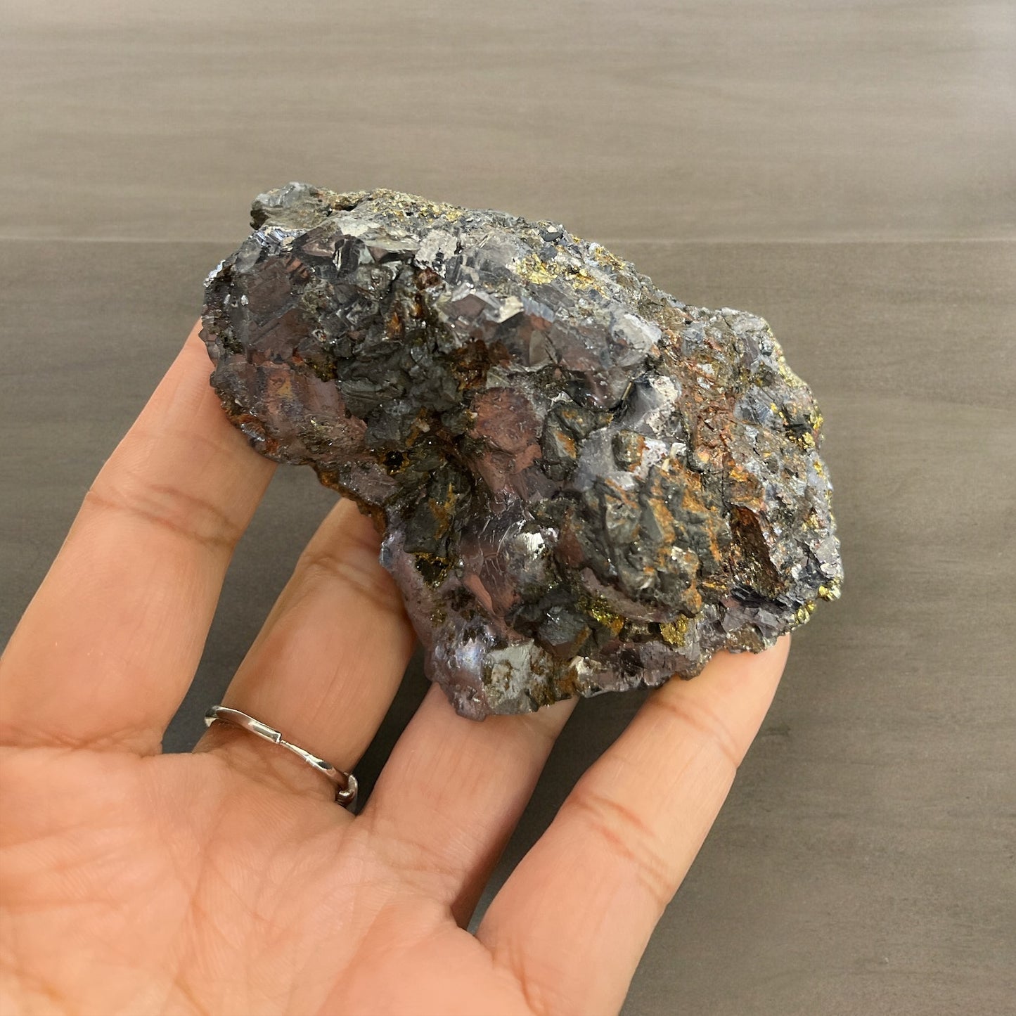 Raw Iron Pyrite for Abundance | Gift for her | Metaphysical healing | Attract money | N307 ( Free Shipping )