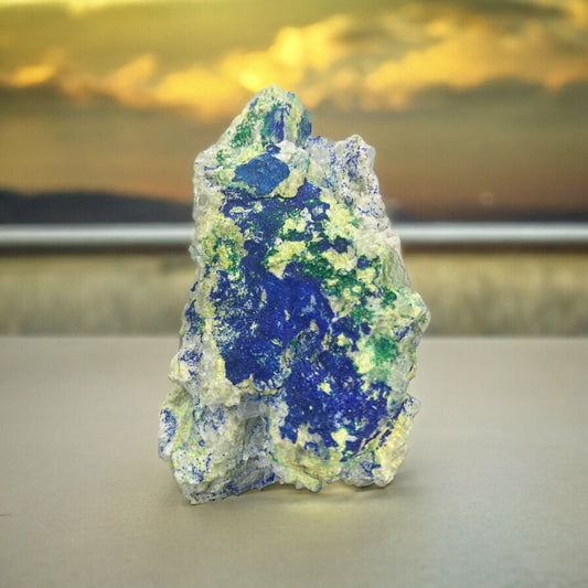 Azurite and Malachite Specimen N311 |third eye activation | self awareness | boost self confidence (Free Shipping )