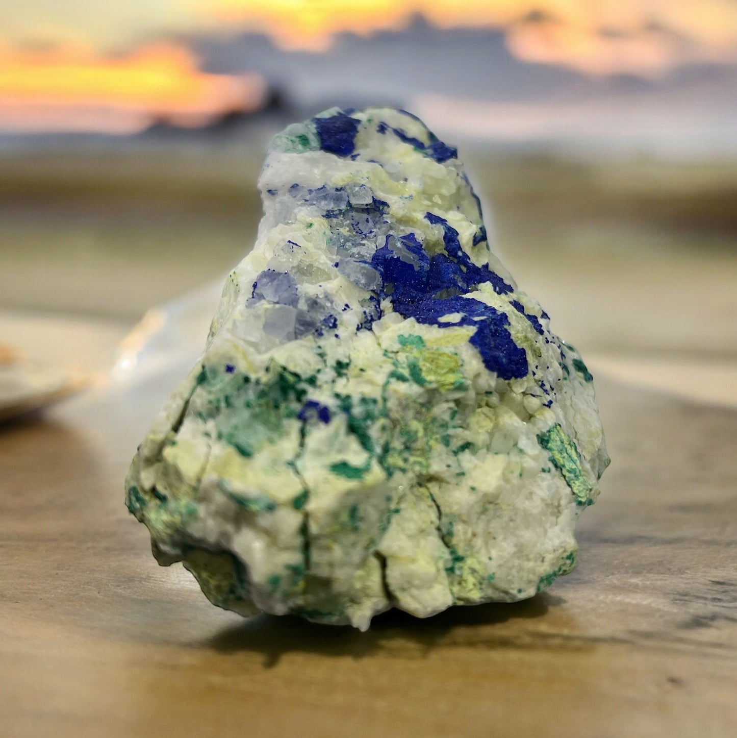 Azurite and Malachite Specimen N312 (Free Shipping )  |third eye activation | self awareness | boost self confidence