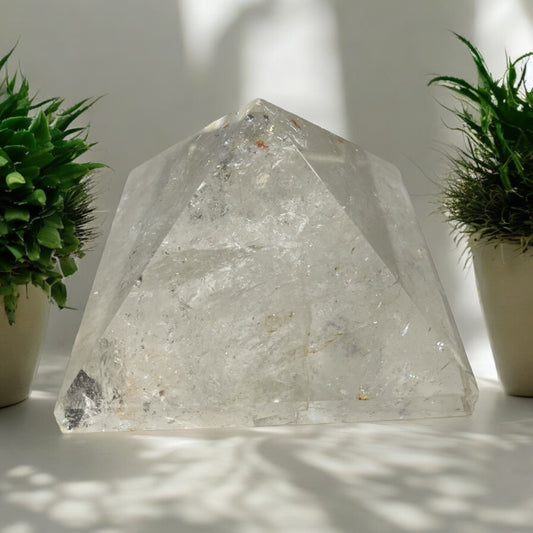 Clear Quartz Pyramid 3.8 inch N318 ( Free Shipping )