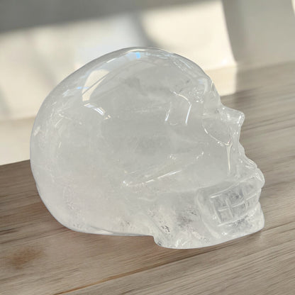 Clear Quartz Skull 4.5 inch N328 ( Free Shipping )