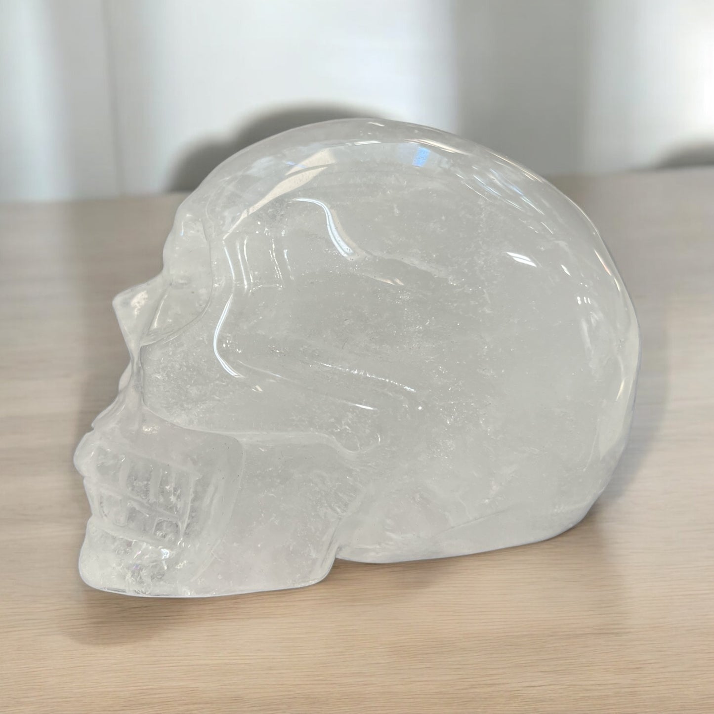 Clear Quartz Skull 4.5 inch N328 ( Free Shipping )