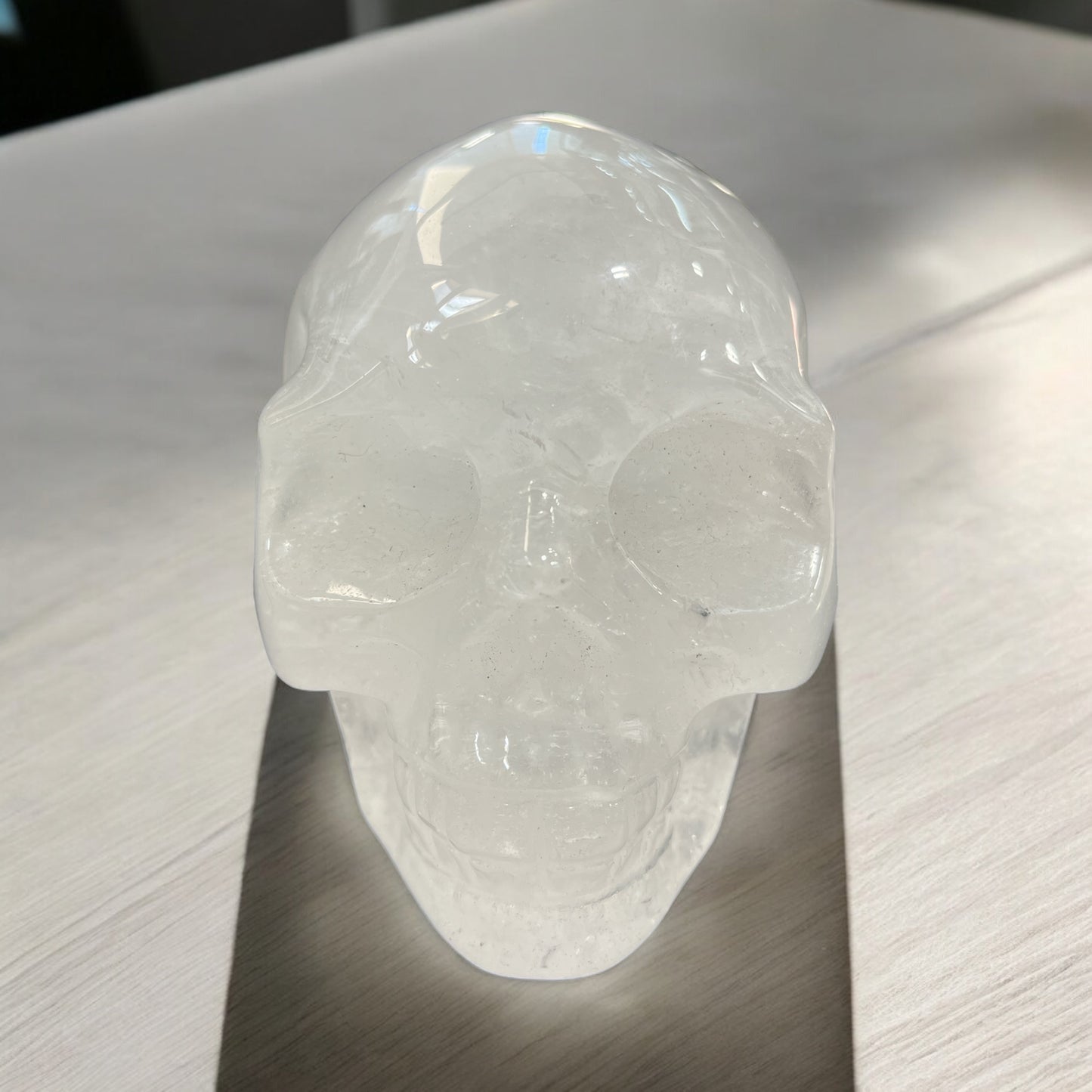 Clear Quartz Skull 4.5 inch N328 ( Free Shipping )