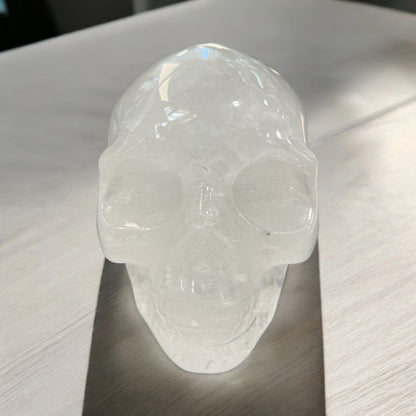 Clear Quartz Skull 4.5 inch N328 ( Free Shipping )