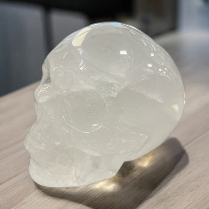 Clear Quartz Skull 4.5 inch N328 ( Free Shipping )