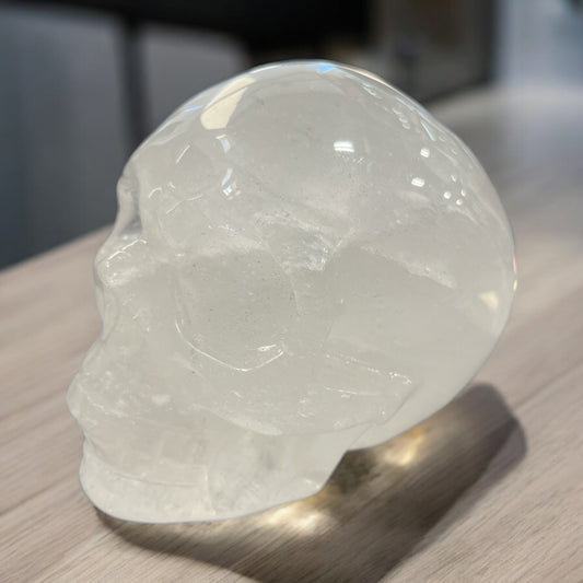 Clear Quartz Skull 4.5 inch N328