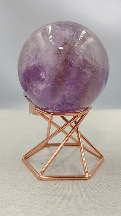 Amethyst sphere Crystals N131.( Free Shipping )