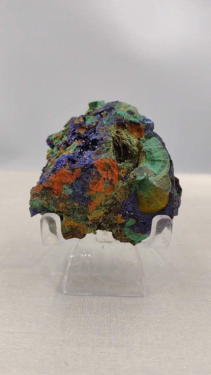 Azurite with Chrysocolla specimen N48 ( Free Shipping )