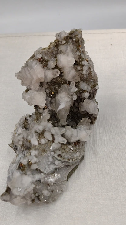 Calcite with Pyrite Specimen N84 . ( Free Shipping )