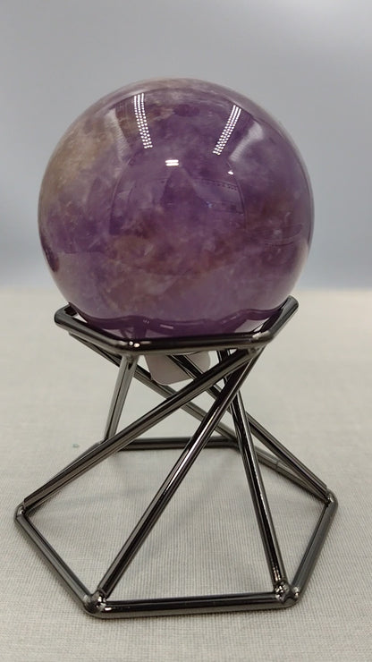 Amethyst Sphere Crystal N133.( Free Shipping )