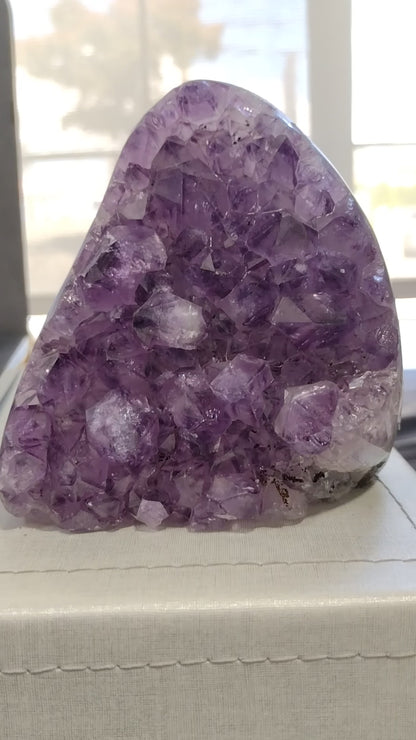 Amethyst Polished Geode N349 ( Free Shipping )