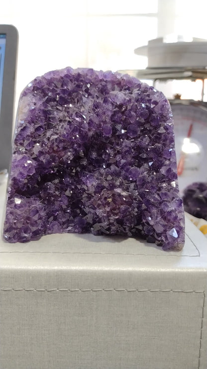 Amethyst Geode Polished N364  ( Free Shipping )